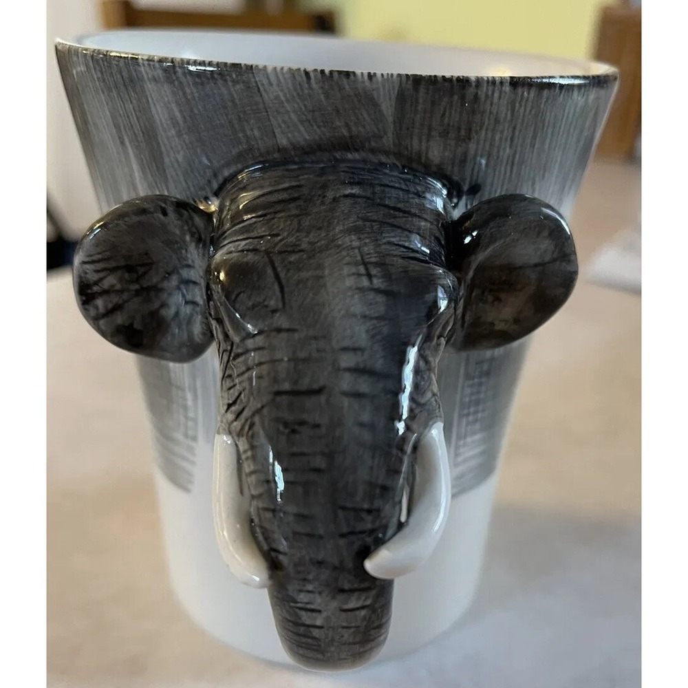 Elephant Coffee Cup Mug Trunk Handle  Pier 1 Imports
